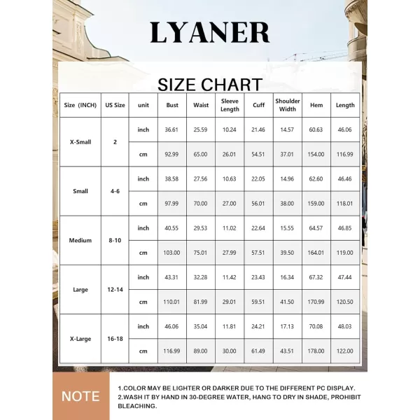 LYANER Women Boho Maxi Dress Long Sleeve V Neck Swiss Dot High Waited A-Line Ruffle Tiered Chiffon Long Dresses