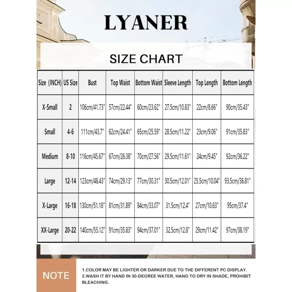LYANER Women's 2 Pcs Outfits Wrap Tie Short Sleeve Crop Top Ruffle Maxi Skirt Set