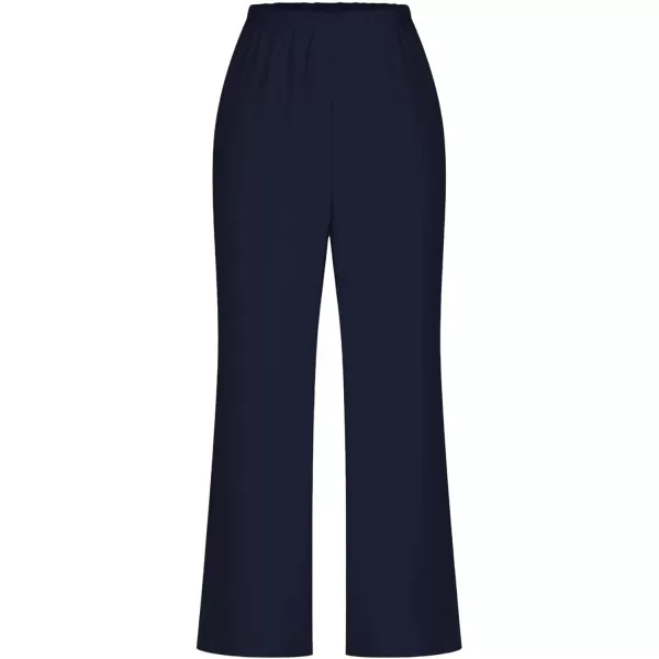 LYANER Women's 2 Piece Outfits V Neck Sleeveless Button Front Tank Top And High Waist Straight Wide Leg Long Pants Set