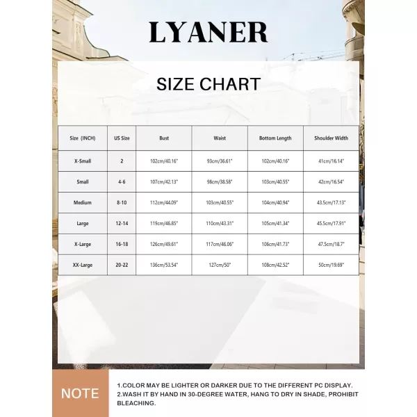 LYANER Women's 2 Piece PJ Set Crewneck Long Sleeve Stripe Sleepwear Lounge Pajama Sets