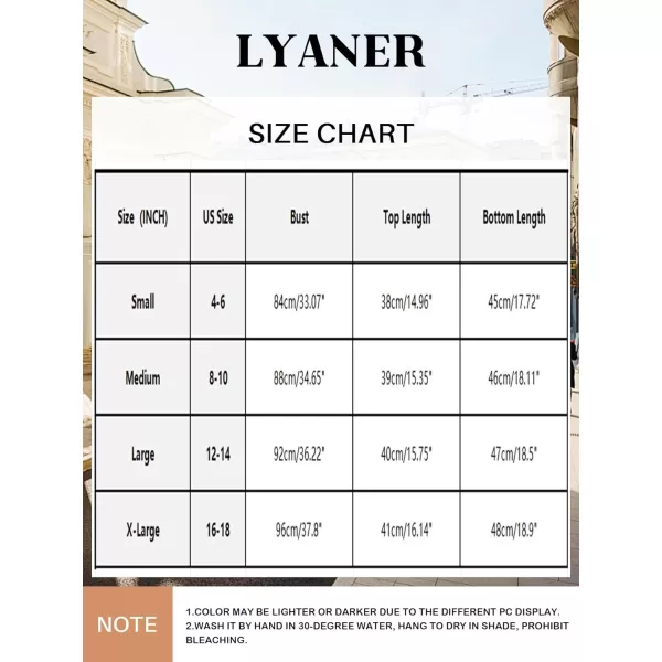 LYANER Women's 2 Piece Sleeveless Crew Neck Crop Sport Tank Crop Top and High Waist Running Shorts Yoga Sets