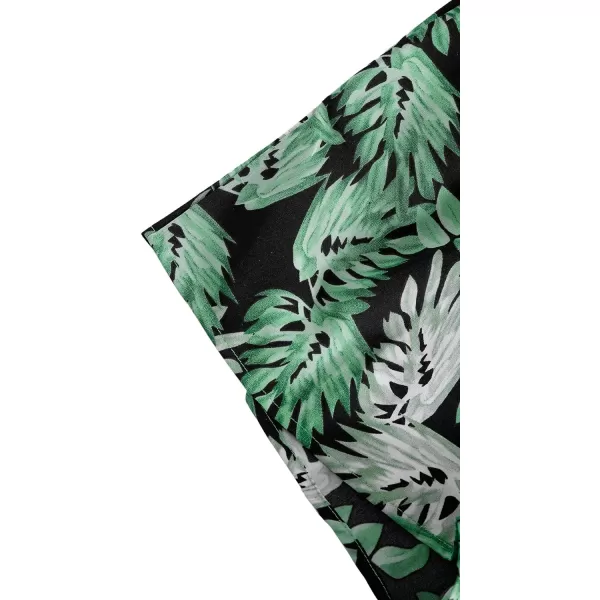 LYANER Women's 2 Piece Summer Outfits Cami Crop Top and Tropical Floral Shorts Set