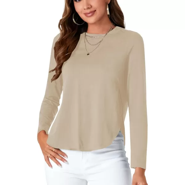 LYANER Women's Casual V Neck Puff Short Sleeve Shirt Blouses Tunic Top
