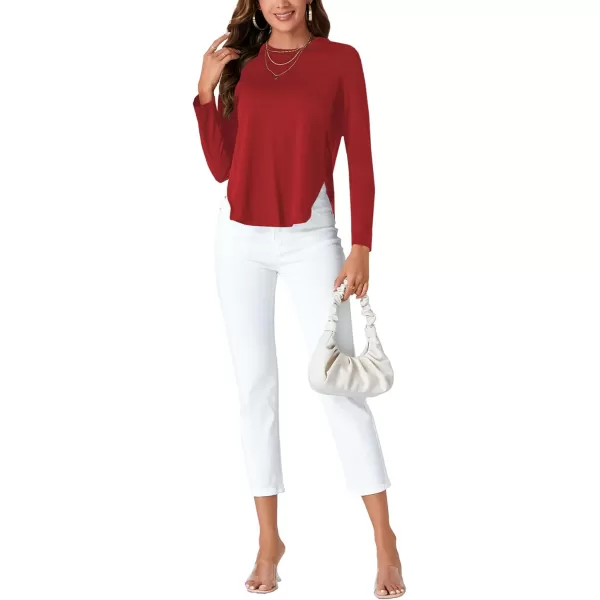 LYANER Women's Casual V Neck Puff Short Sleeve Shirt Blouses Tunic Top