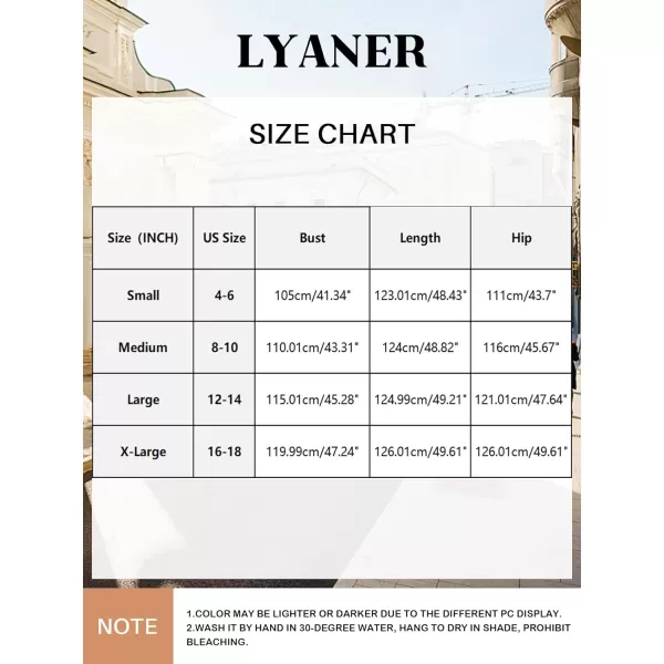 LYANER Women's Collar Button Long Sleeve Max Long Shirt Dress Cardigan Cover Ups