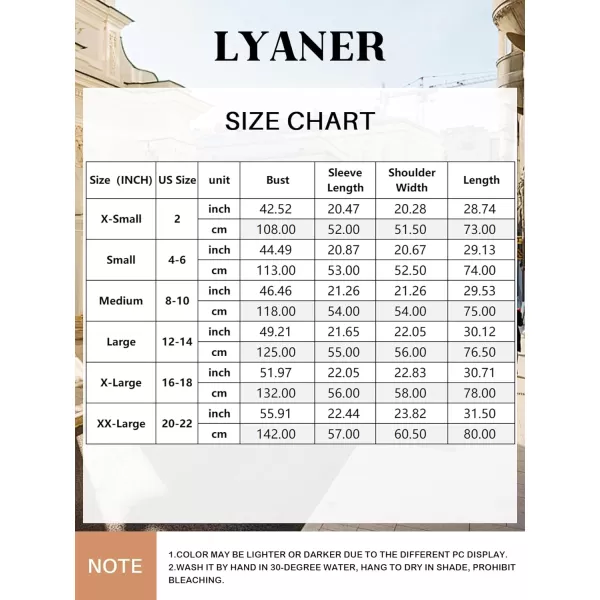 LYANER Women's Corduroy Button Down Long Sleeve Oversized Jacket with Pocket