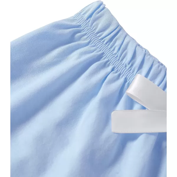 LYANER Women's Cotton Pajamas Set Button Short Sleeve Shirt with Shorts Set PJs Loungewear