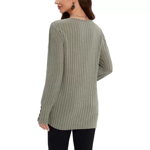 LYANER Women's Crewneck Ribbed Knit Long Pull Sleeve Pullover Sweater Shirt Blouse Top