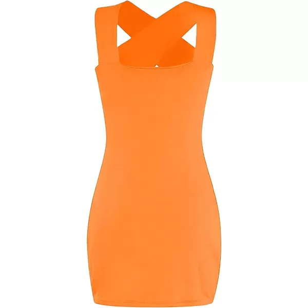 LYANER Women's Cut Out Halter Wrap Sexy Bodycon Party Sleeveless Tank Mini Dress
