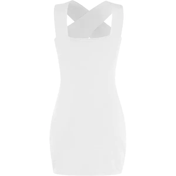 LYANER Women's Cut Out Halter Wrap Sexy Bodycon Party Sleeveless Tank Mini Dress