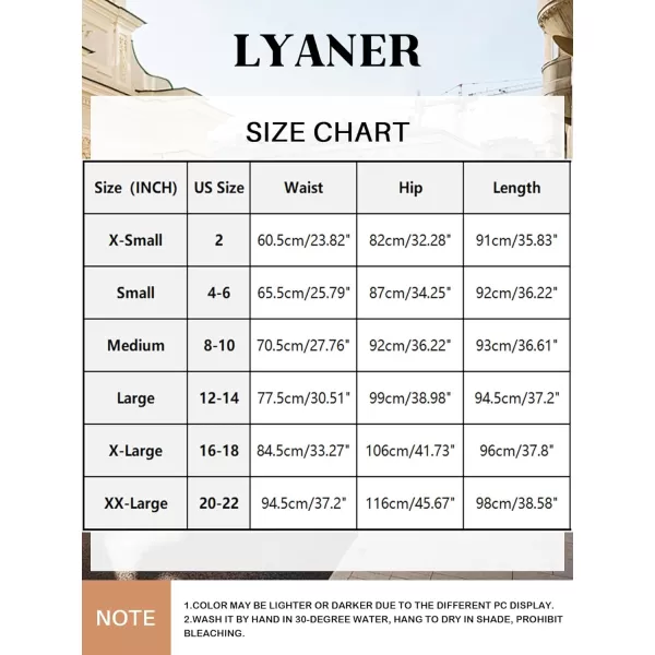 LYANER Women's Fringed Side Tassels Elastic Waist Slim Bodycon Pencil Maxi Skirts