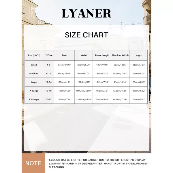 LYANER Women's Knit Henley V Neck Short Sleeve Stripe Night Shirt Sleepwear Pajama Dress