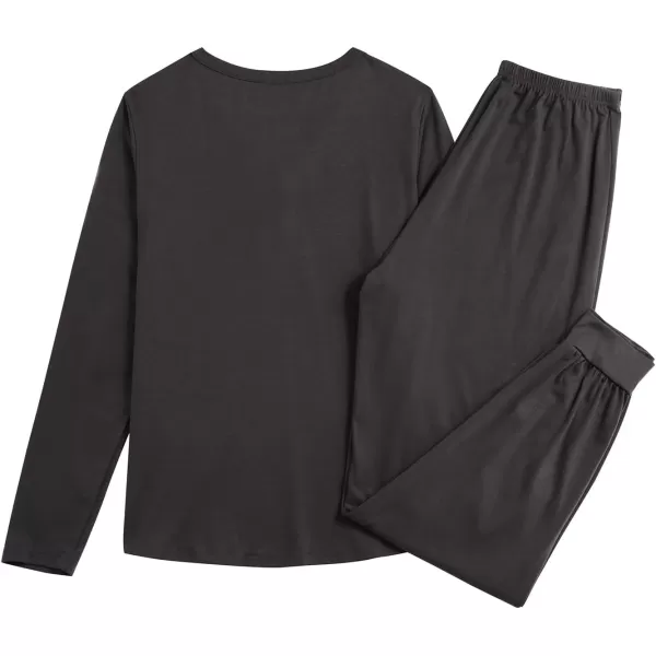 LYANER Women’s Long Sleeve Pajamas with Pants Sleepwear Loungewear Comfy Pjs Set