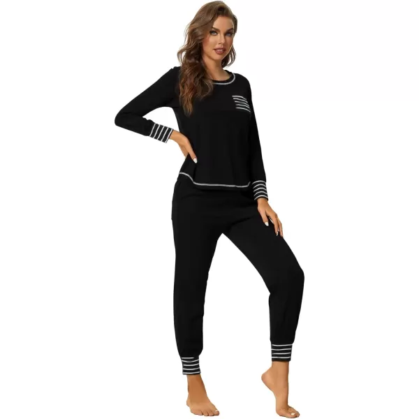 LYANER Women’s Long Sleeve Pajamas with Pants Sleepwear Loungewear Pjs Set