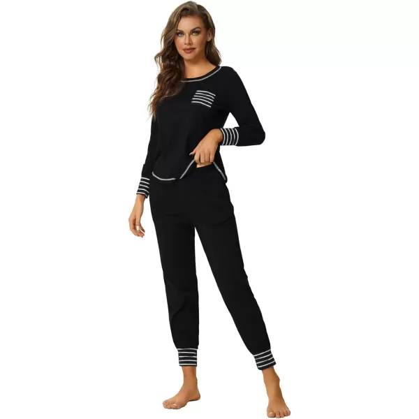 LYANER Women’s Long Sleeve Pajamas with Pants Sleepwear Loungewear Pjs Set
