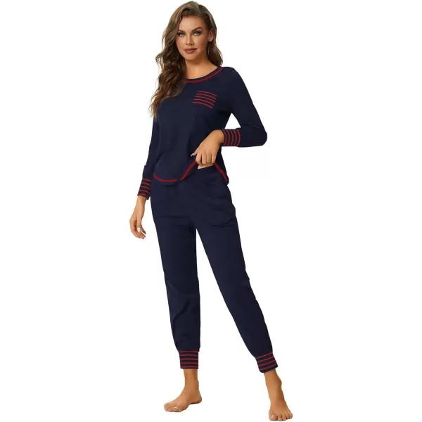 LYANER Women’s Long Sleeve Pajamas with Pants Sleepwear Loungewear Pjs Set