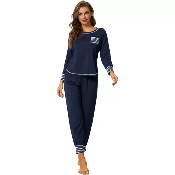 LYANER Women’s Long Sleeve Pajamas with Pants Sleepwear Loungewear Pjs Set