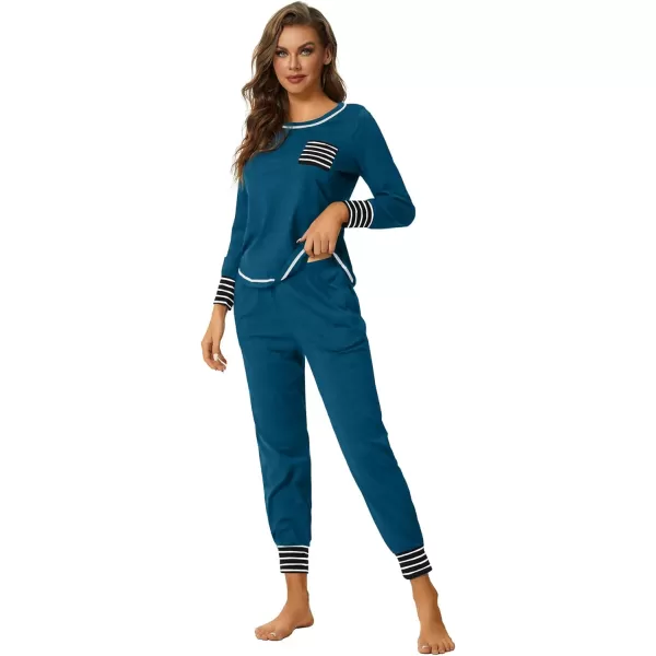 LYANER Women’s Long Sleeve Pajamas with Pants Sleepwear Loungewear Pjs Set