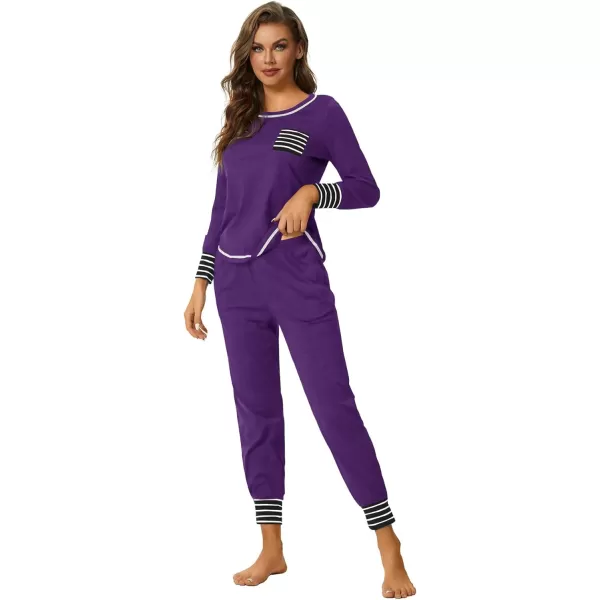 LYANER Women’s Long Sleeve Pajamas with Pants Sleepwear Loungewear Pjs Set
