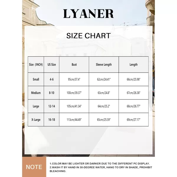 LYANER Women's Rib Knit Puff Long Sleeve Crewneck Casual Basic Tops Sweater Blouse