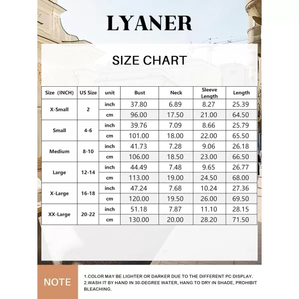 LYANER Women's Satin Silk Wrap V Neck Cap Sleeve Elegant Workwear Blouse Shirt Top