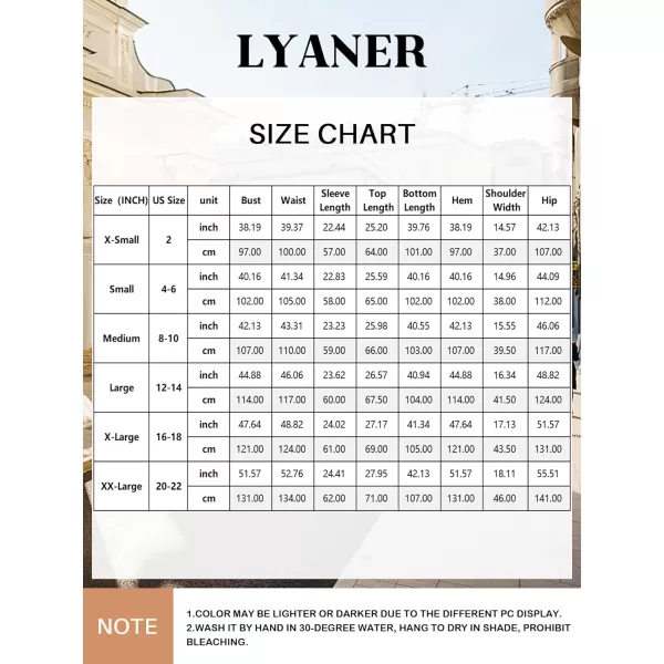LYANER Women's Satin Silky Pajamas Set Collar Long Sleeve Shirt with Long Pant Set PJS Sleepwear