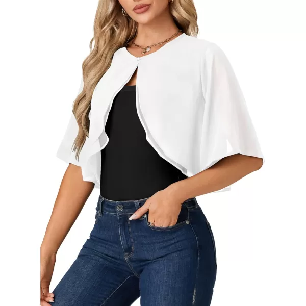 LYANER Women's Soft Lace Shawls Wraps for Evening Dresses Chiffon Wedding Shurgs Cape Cover Up