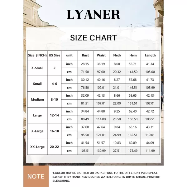 LYANER Women's Spaghetti Strap Square Neck Sleeveless High Waist Split Ruffle Hem Midi Dress