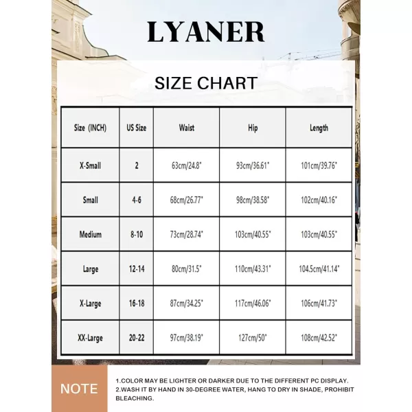 LYANER Women's Tie Waist Ruffle Wrap Mermaid Fishtail Hem High Waist Long Maxi Skirt
