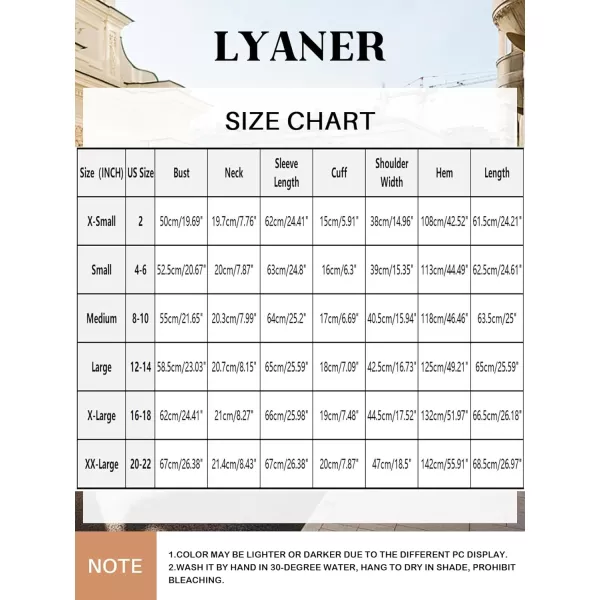LYANER Women's V Neck Shirred Bell Long Sleeve Blouse Casual Tunic Top