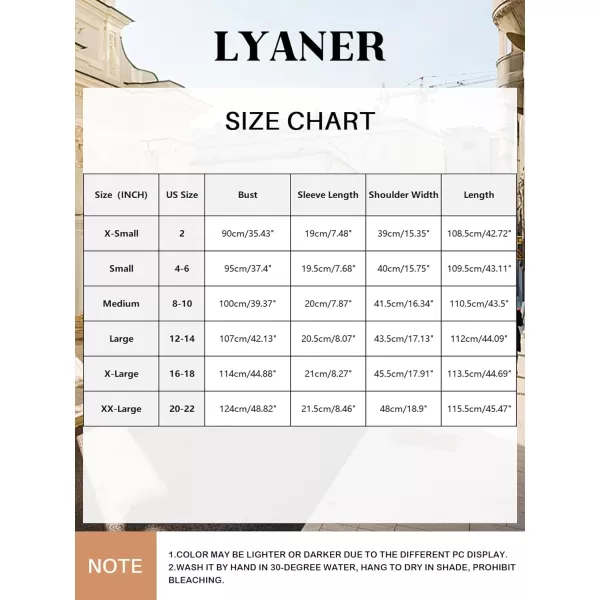 LYANER Women's V Neck Short Sleeve Button Down Nightgowns Sleepshirt Pajama Dress