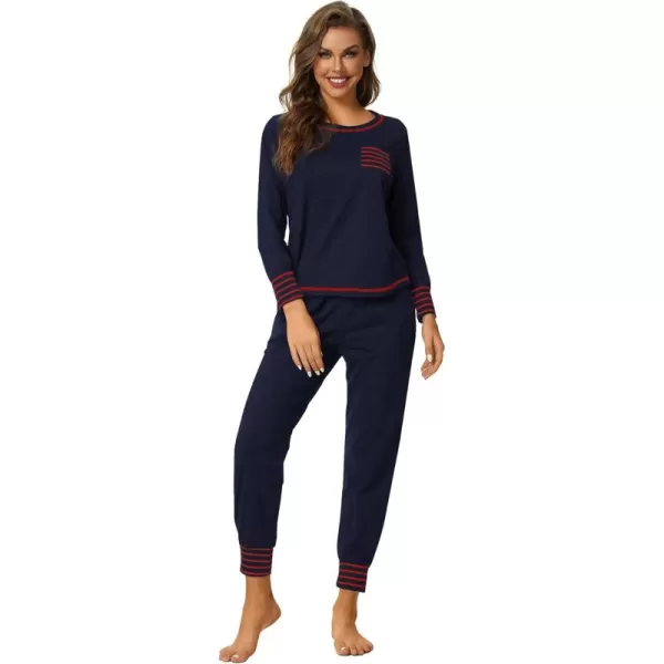 LYANER Women’s Long Sleeve Pajamas with Pants Sleepwear Loungewear Pjs Set