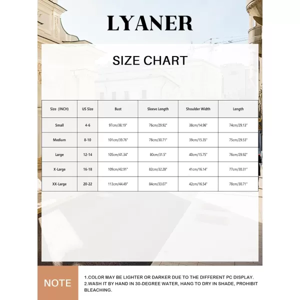LYANER Women's 2024 Crew Neck Long Sleeve T-Shirts Loose Blouse Casual Tunic Tops for Leggings with Pocket