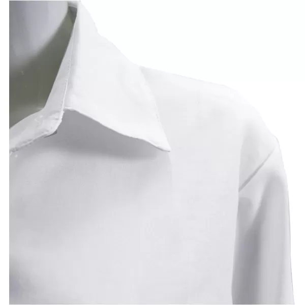 LYANER Women's Collar V Neck Belted High Low Roll Half Sleeve Pocket Front Office Mini Dress