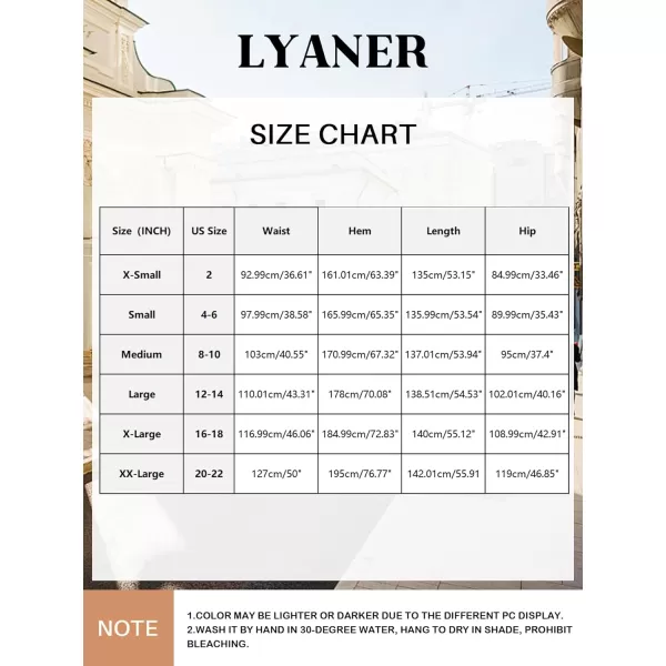 LYANER Women's Elegant Wrap V Neck Sparkly Glitter High Waist Belt Sleeveless Split Maxi Party Dress
