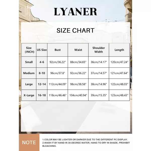 LYANER Women's Floral Button Up Collar Tie Waist Tiered Ruffle Sleeveless Midi Dress