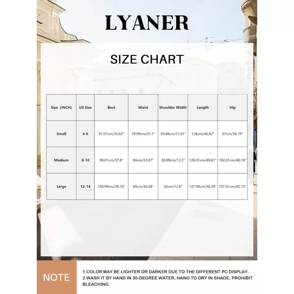 LYANER Women's Square Neck Strap Split Back Sleeveless Bodycon Cocktail Party Long Tank Dress