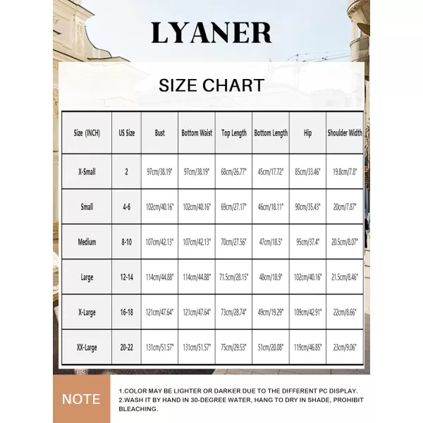 LYANER Women's 2 Piece Outfits Sleeveless Collar Button Down Side Open Top and Short Set