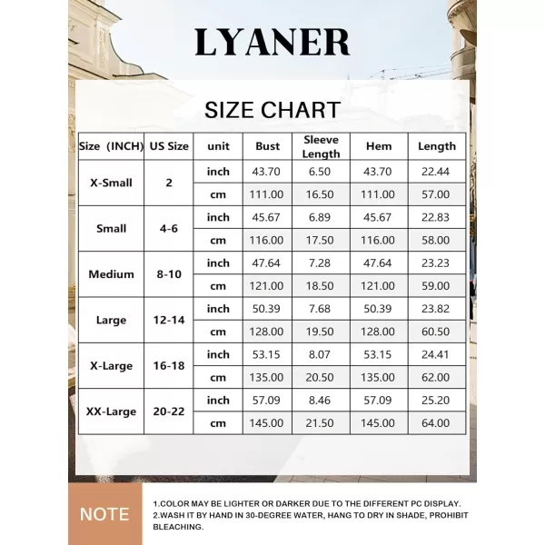 LYANER Women's Off Shoulder Ruffle Short Sleeve Ruched Casual Loose Tops Blouse Shirt