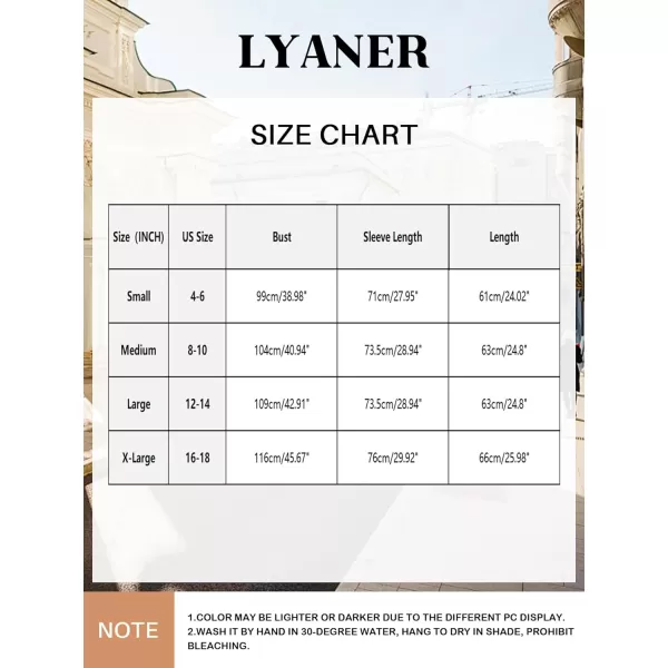LYANER Women's Frill Mock Neck Pleated Lantern Long Sleeve Blouse Office Shirt Tops