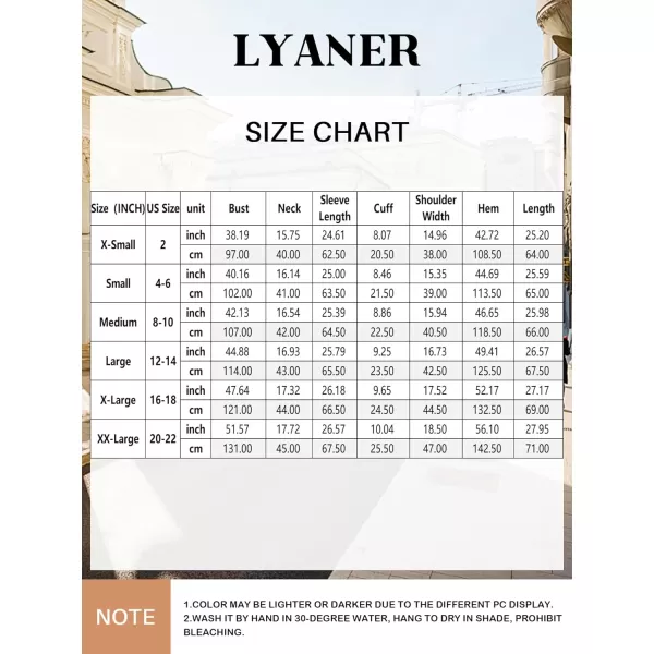 LYANER Women's Fall Long Sleeve Collar V Neck Button Down Ruffle Blouse Victorian Shirt Tops
