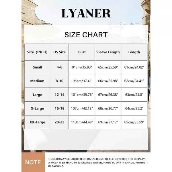 LYANER Women’s V Neck Ruffle Front Button Down Ruffle Long Sleeve Blouse Top Shirt