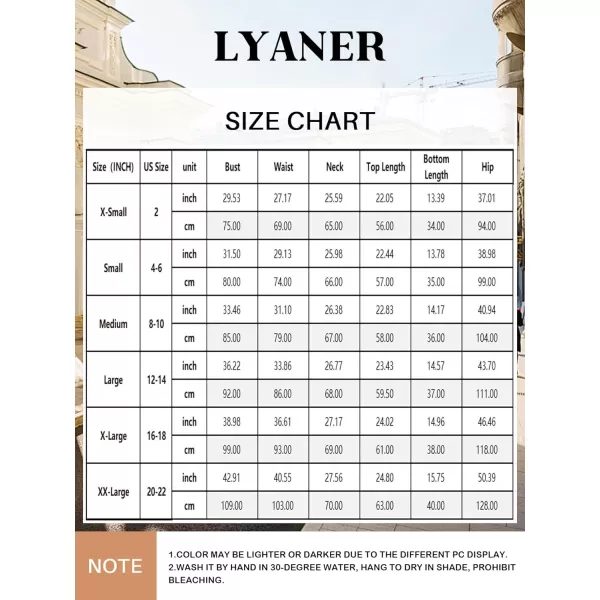 LYANER Women's 2 Piece Pajama Set Scoop Neck Pocket Sleeveless Tank Top Sleepwear with Shorts PJ