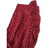 imageLYANER Womens V Neck Ruffle Cap Sleeve Shirred Blouse Sexy Crop Tank TopRed