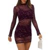 Glitter Solid Dark Purple