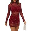 Glitter Wine Red