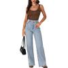 imageLYANER Womens Floral Lace Scallop Spaghetti Strap Sleeveless Sheer Tank Cami Top BlouseLight Brown