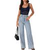 imageLYANER Womens Floral Lace Scallop Spaghetti Strap Sleeveless Sheer Tank Cami Top BlouseNavy Blue