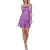 imageLYANER Womens Sexy Two Piece Outfit Fringe Sleeveless Cami and Short Skirt SetsLilac