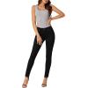 imageLYANER Womens Ribbed Tank Top Summer Sleeveless Scoop Neck Racerback Casual Basic Slim Fitted ShirtGray